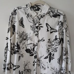 Talbots Size 14 Button-up Blouse